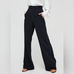 Wilfred Clarisse pinstripe wide leg pant